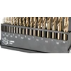 Grąžtas Wiertła HSS-Co metalo grąžtai 1,0–10,0 mm, 19 vnt. rinkinys