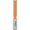 Ilgas dviejų griovelių galinis freza, TCT, 10 x 50 mm, 12 mm kotas