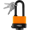 Neo Tools Ilgas vandeniui atsparus spyna laminuota guminė apsauga 40mm