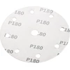 Krążki Šlifavimo diskai 150 mm, xa0P180, 5 vnt., su 9 skylėmis, skirti 04-721