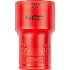 Nasadka Šešiakampė galvutė 1/2 colio 22 mm 1000 V