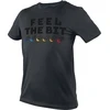 T Shirt Marškinėliai su spauda, ​​„FEEL THE BIT“, XXXL dydis