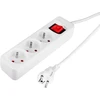 Przedłużacz Prailginimo laidas 1,5 m, 3 x 1,5 mm2, 3G, baltas, ĮJUNGTA/IŠJUNGTA