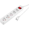 Przedłużacz Prailginimo laidas 1,5 m, 3 x 1,5 mm2, 5G, baltas, ĮJUNGTA/IŠJUNGTA