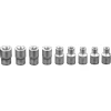 Klucze Antgalių rinkinys Neo Torx 1/2" E10-E24, 9 vnt