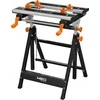 Neo Tools Stół Reguliuojamas aliuminio darbastalis 60 x 58 x 77–107 cm