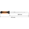 Nóż Akmens vatos peilis 415 mm, ašmenys 280 mm