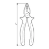 Universalios replės Neo Tools 01-011, 180 mm
