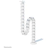 NEOMOUNTS CABLE SPINE ORGANIZER FOR SIT/STAND DESK FRAMES, SCREW MOUNTED, Baltas