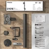 Laikiklis Neomounts MONITORIUS ACC DESK MOUNT/13-34" Juodas D101E-B ONKRON