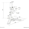Laikiklis NEOMOUNTS NERO SINGLE MONITORIUS STAND 10-32"