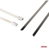Nerūdijančio plieno metaliniai kabelių raiščiai 7,9x400 mm 100 vnt. amio-04326
