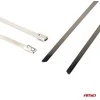 Nerūdijančio plieno metaliniai kabelių raiščiai 4,6x350 mm 100 vnt. amio-04324