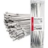 Nerūdijančio plieno metaliniai kabelių raiščiai 7,9x400 mm 100 vnt. amio-04326