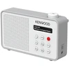 Nešiojamasis radijas JVC Kenwood CR-M25DAB DAB Plus – automatinis saugos įspėjimas – baltas ir sidabrinis