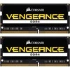 RAM 16 GB „Corsair SO-DIMM 2666“ (2 x 8 GB) dvigubos atminties rinkinys (juodas. CMSX16GX4M2A2666C18. „Vengeance“)