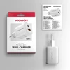 Nešiojamojo kompiuterio maitinimo adapteris Axagon GaN kroviklis jungiama į tinklą 100W, USB-A + USB-C, PD3.0/PPS/QC4+/SFC2.0/Apple, balta (ACU-PQ100W)