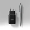 AXAGON ACU-PQ100, GaN tinklo įkroviklis 100 W, USB-A + USB-C, PD3.0/PPS/QC4+/SFC2.0/Apple, juodas