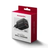 AXAGON ACU-PQ100, GaN tinklo įkroviklis 100 W, USB-A + USB-C, PD3.0/PPS/QC4+/SFC2.0/Apple, juodas