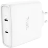 Nešiojamojo kompiuterio maitinimo adapteris Trust GaN Įkroviklis MAXO 100W 2-Port, USB-C, balta