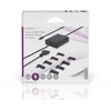 Nešiojamojo kompiuterio maitinimo adapteris Nedis 100 W, 5 A, (NBAU100110BK)
