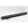 NETRACK 104-01 patch panel 19inch 24-jungtys kat. 5e UTP su lentyna