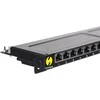Šakotuvas NETRACK 104-13 patch panel 19inch 24-jungtys kat. 6 FTP 0 5U su lentyna