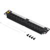 NETRACK 104-14 patch panel 10colių 12-jungtys kat. 5e UTP