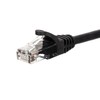 NETRACK BZPAT1UK pataisomasis kabelis RJ45 beknis Cat 5e UTP 1m juodas