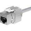 NETRACK 105-36 Netrack Keystone modulis Jack RJ45 kat. 6A FTP, be įrankių