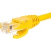 NETRACK BZPAT5UY pataisomasis kabelis RJ45 be kliūčių Cat 5e UTP 5m geltonas