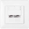 NETRACK 106-24 „Netrack“ pilnas įleidžiamas išleidimo anga 2xRJ45 8p8c UTP Cat6