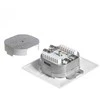 NETRACK 106-24 „Netrack“ pilnas įleidžiamas išleidimo anga 2xRJ45 8p8c UTP Cat6