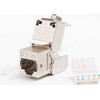 NETRACK 105-31 Netrack Keystone Jack RJ45 kat. 5e FTP modulis, be įrankių