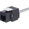 NETRACK 105-33 Netrack Keystone modulis Jack RJ45 kat. 5e UTP, be įrankių