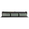 NETRACK 104-07 patch panel 19inch 24-jungtys kat. 6 FTP su lentyna