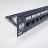 NETRACK 104-20 patch panel Keystone 19 colių 24 jungtys UTP su lentyna