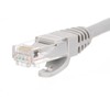 NETRACK BZPAT3U5E pataisomasis kabelis RJ45 beknis Cat 5e UTP 3m pilkas