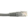NETRACK BZPAT55UE Netrack patch kabelis RJ45, beknis, Cat 5e UTP, 5m pilkas