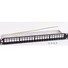 NETRACK 104-21 patch panel Keystone 19 colių 24 jungtys FTP su lentyna