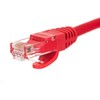 NETRACK BZPAT36R pataisomasis kabelis RJ45 be kliūčių Cat 6 UTP 3m raudonas