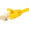 NETRACK BZPAT36Y pataisomasis kabelis RJ45 be kliūčių Cat 6 UTP 3m geltonas