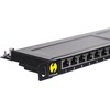 NETRACK 104-12 patch panel 19inch 24-jungtys kat. 5e FTP 0 5U su lentyna