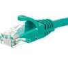 NETRACK BZPAT5UG Netrack RJ45 prievadų kabelis, užlietas gaubtelis, kat. 5e UTP, 5 m žalias