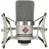 Neumann TLM 102 NI studijos rinkinys - didelės diafragmos kondensatorinis mikrofonas su amortizuojančiu laikikliu, nikeliuotas