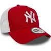 Kepurė New Era New York Yankees dangtelis Clean A Frame Trucker raudonas (11588488)