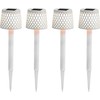 New Garden Gretita Solar Lamp Garden Spike 4 units baltas