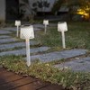 New Garden Gretita Solar Lamp Garden Spike 4 units baltas