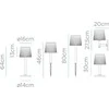 New Garden 0,5W LED įkraunamas šviestuvas GRETA SOLAR, juodas, 3000K, IP65