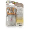 Naujiena! Specialus pasiūlymas! Kidsme Food Feeder kūdikio maitinimo prietaisas kietam maistui (didelis) gintarinės spalvos nuo 6 mėn. 160337AM